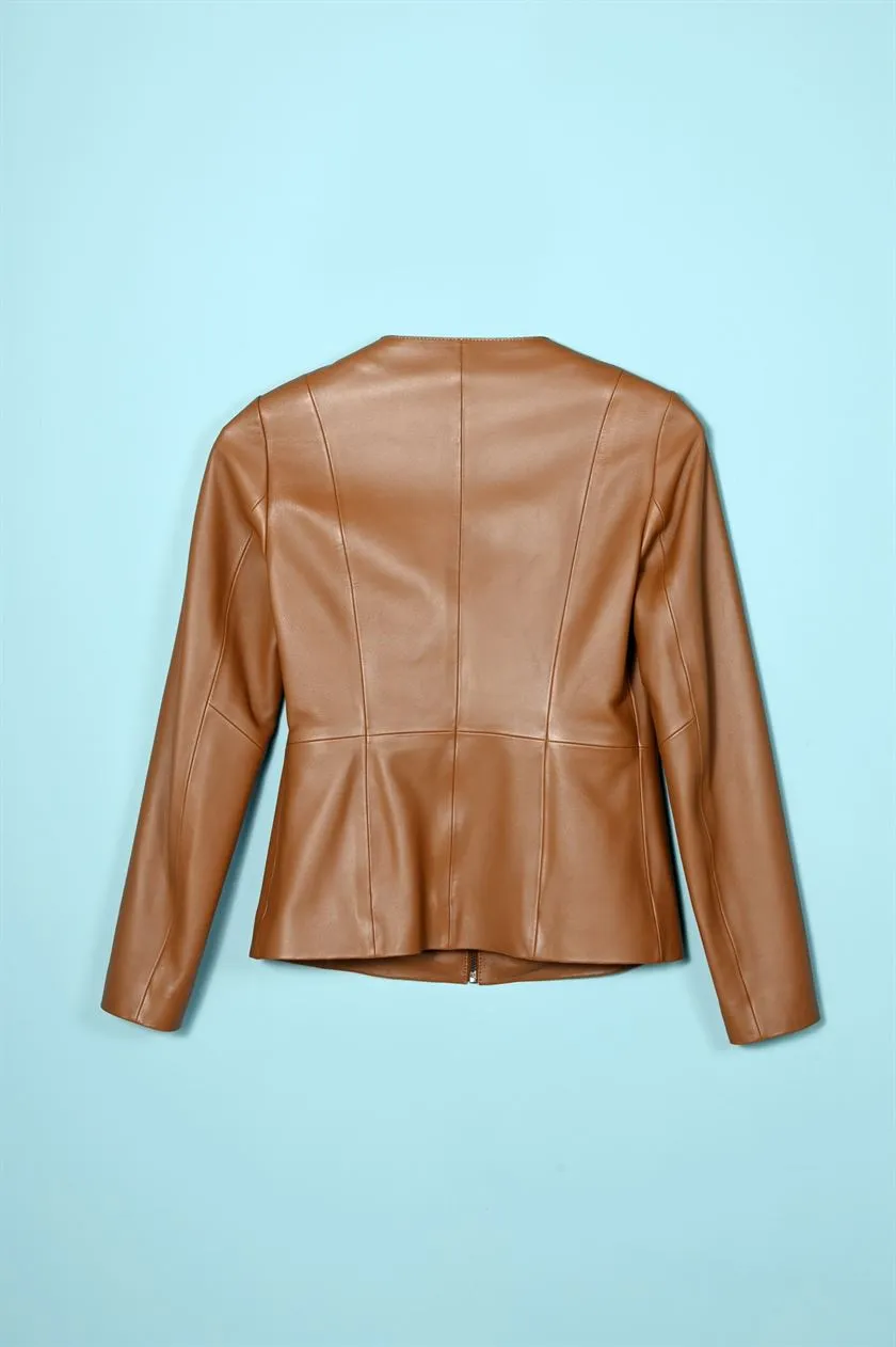 Perona   I   Womens-Outerweareather Jackets-Zola-Pwa-Fv21-10571-Whisky  AS7579