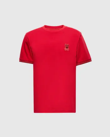 Psycho Bunny Men's Pierce Fashion Tee - Brilliant Red 2