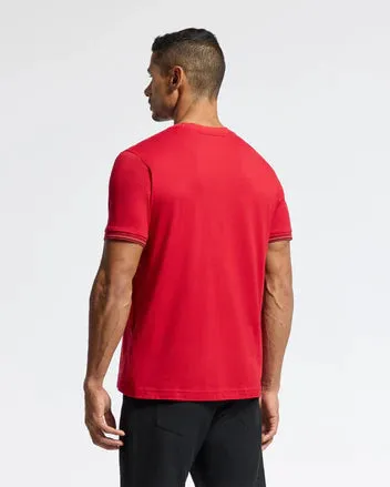 Psycho Bunny Men's Pierce Fashion Tee - Brilliant Red 2