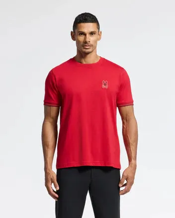Psycho Bunny Men's Pierce Fashion Tee - Brilliant Red 2