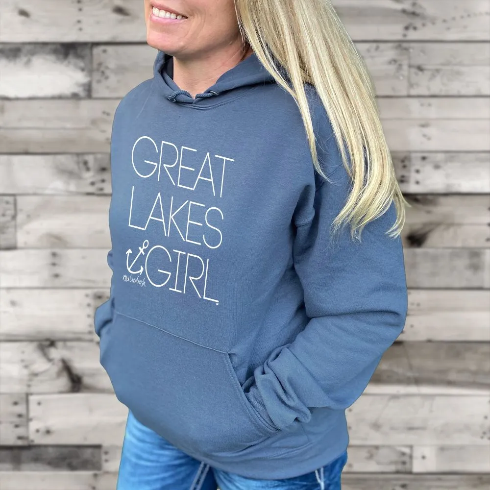 "Great Lakes Girl" Relaxed Fit Classic Unisex Hoodie