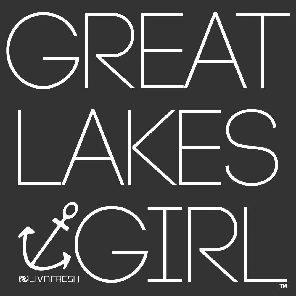 "Great Lakes Girl" Relaxed Fit Classic Unisex Hoodie