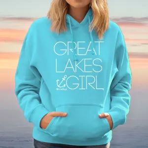 "Great Lakes Girl" Relaxed Fit Classic Unisex Hoodie