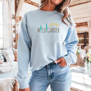 "Michigander" Relaxed Fit Classic Crew Unisex Sweatshirt