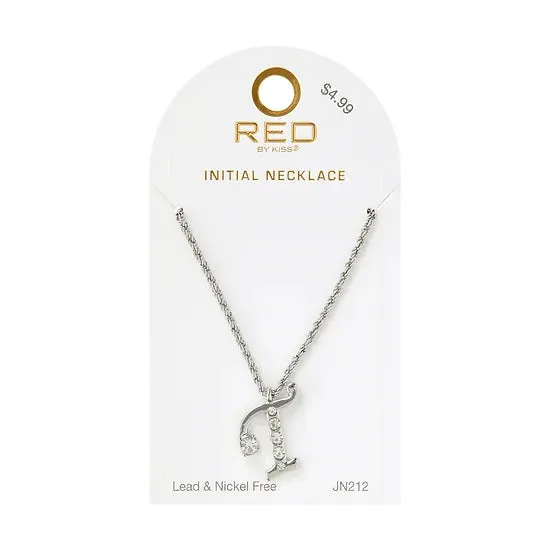 Red By Kiss Jewelry - Silver Initial Necklace