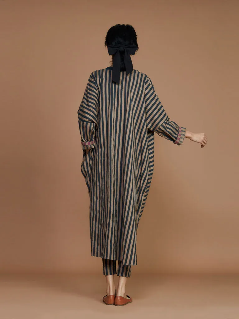 Ribbed Cowl Striped Tunic