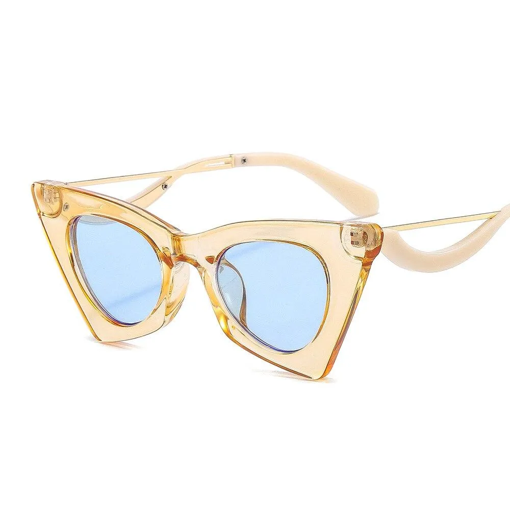 Rimless Women Sunglasses 2021 Cat Eye Sun Glasses Female Luxury Brand Designer Vintage Sunglasses Wholesale