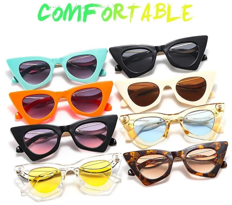 Rimless Women Sunglasses 2021 Cat Eye Sun Glasses Female Luxury Brand Designer Vintage Sunglasses Wholesale