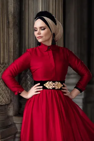 Ruby Chiffon Dress