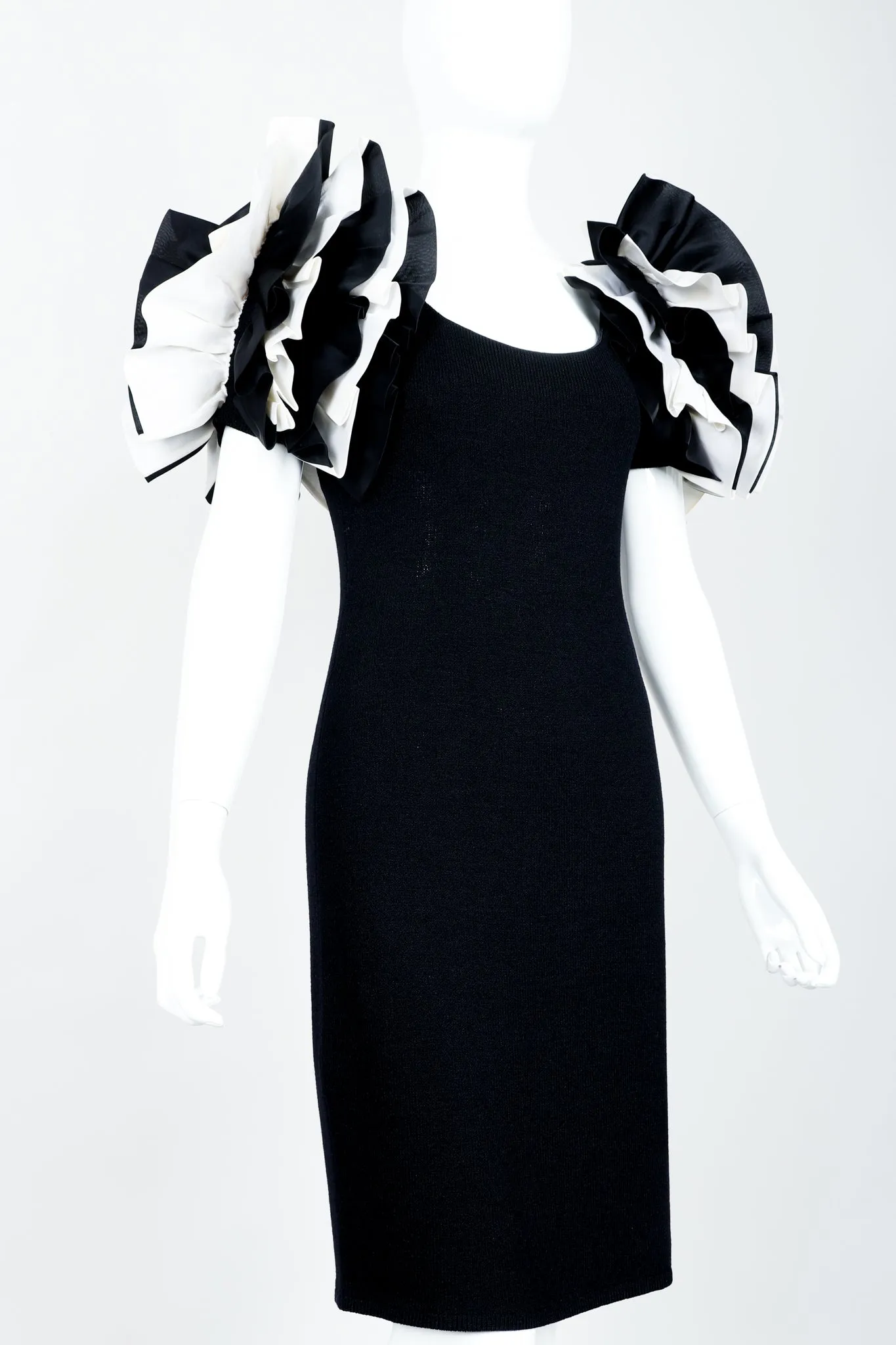 Ruffle Sleeve Cocktail Dress