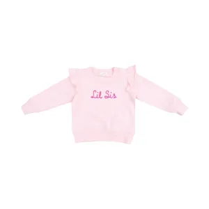 RUFFLE SWEATSHIRT - SIBLING LIL SIS