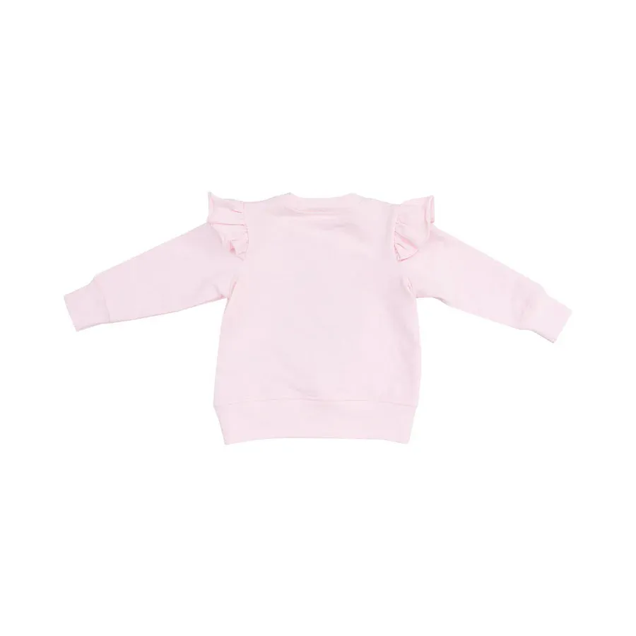 RUFFLE SWEATSHIRT - SIBLING LIL SIS