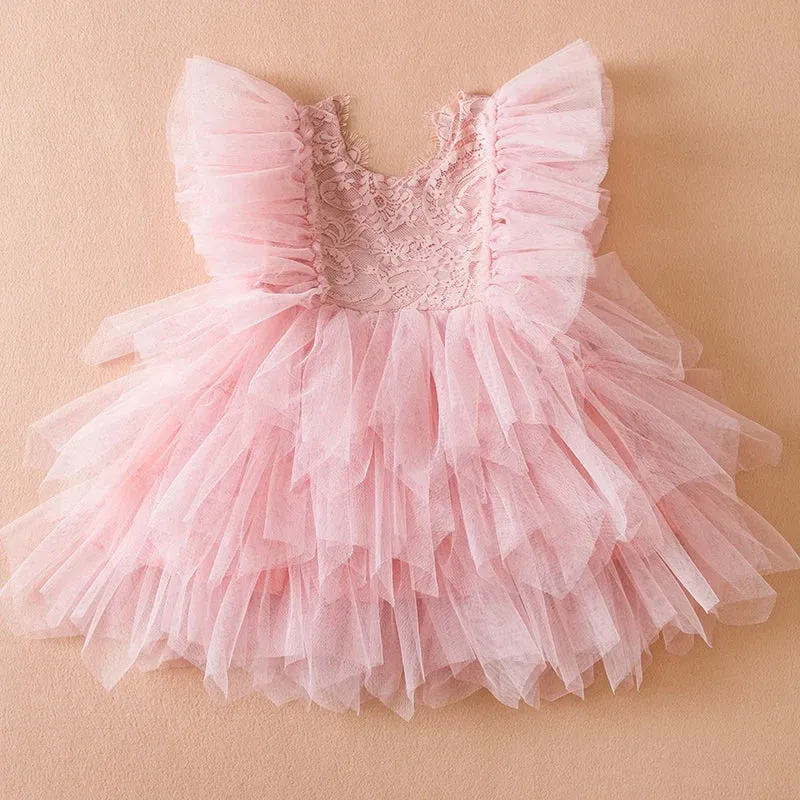 Ruffles Lace Dress
