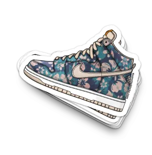 SB Dunk High "Hawaii 420" Sneaker Sticker