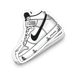 SB Dunk High "Skate Mental Blades Roller Derby" Sneaker Sticker