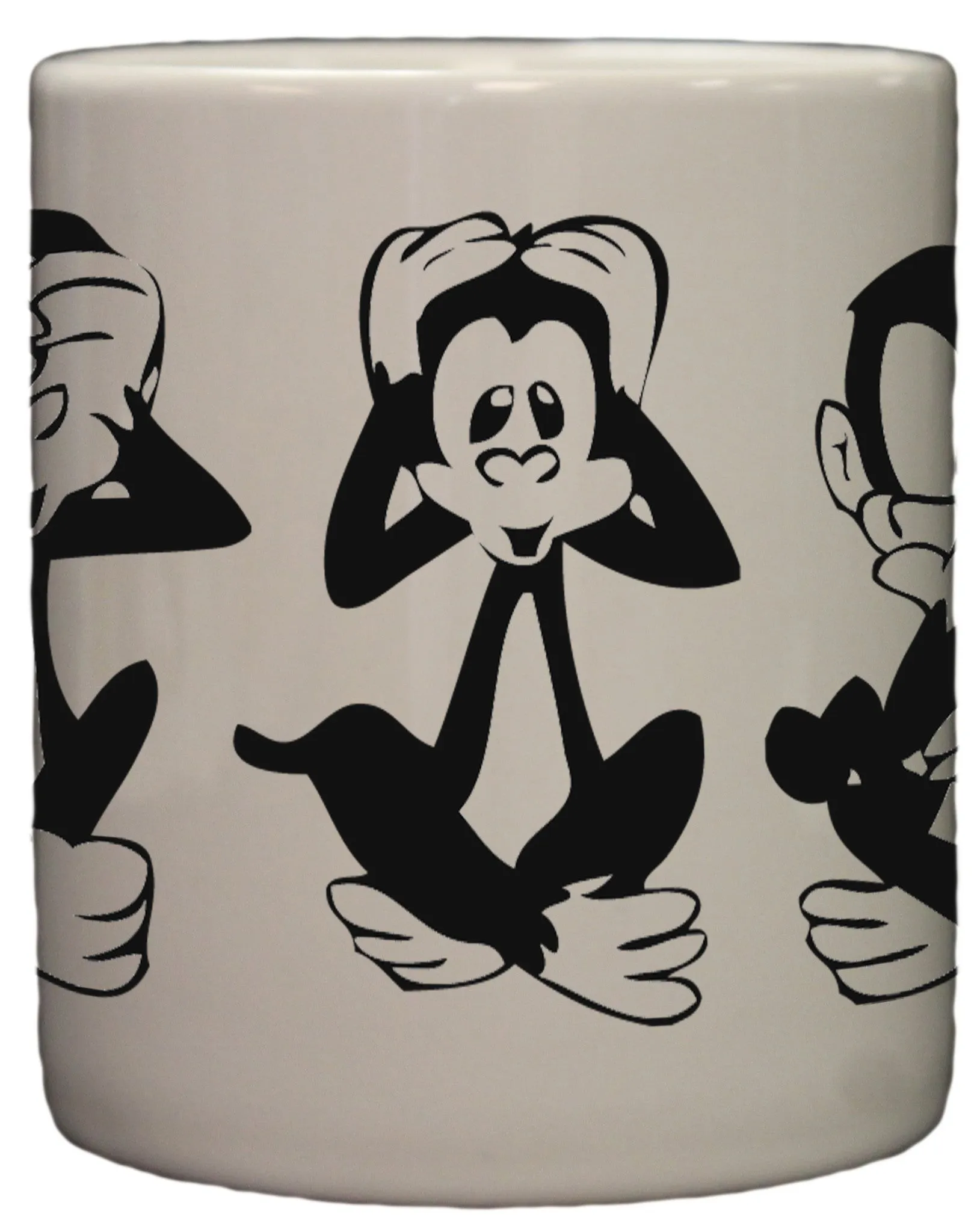 See No Evil, Hear No Evil, Flip The Bird 11oz Coffee Mug