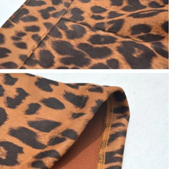 Sexy Little Leopard Print Mini Skirt