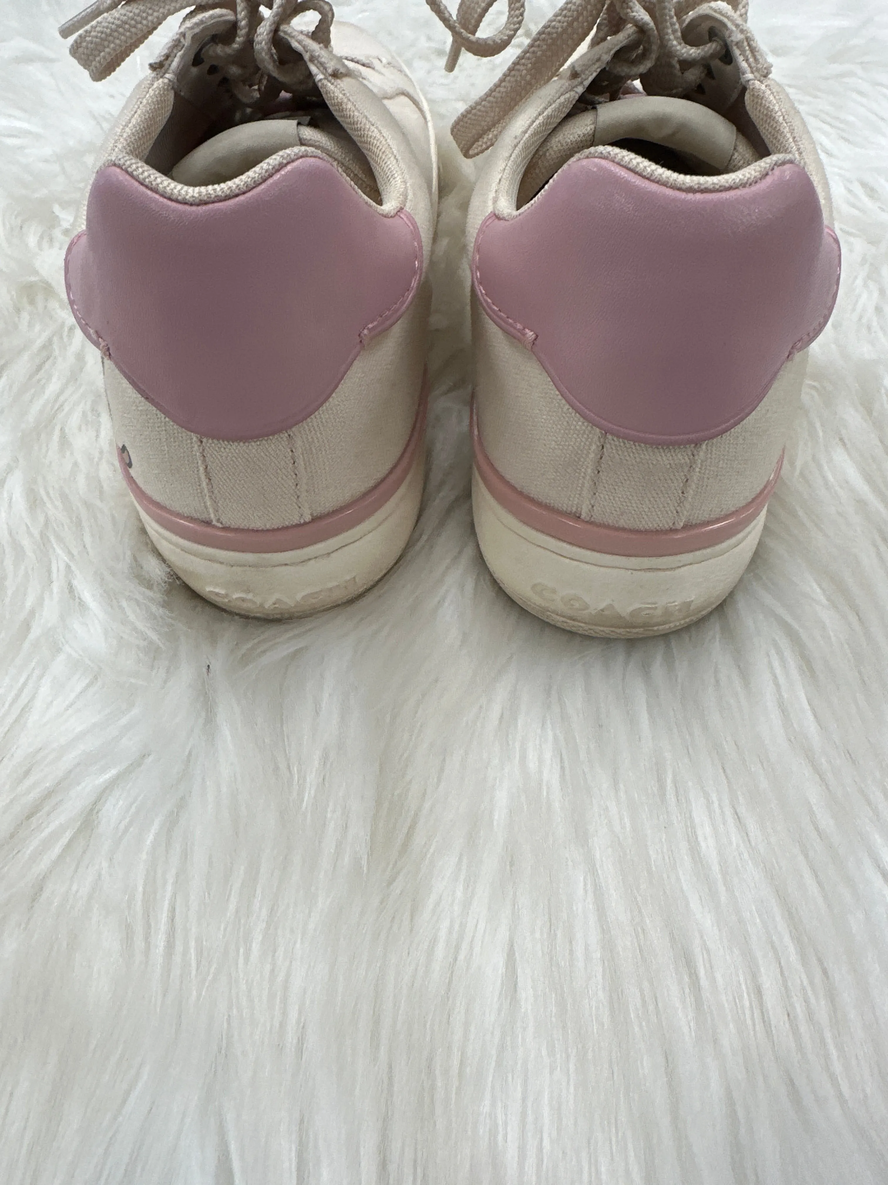 Shoes Designer By Coach In Tan, Size: 9.5