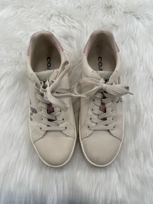 Shoes Designer By Coach In Tan, Size: 9.5