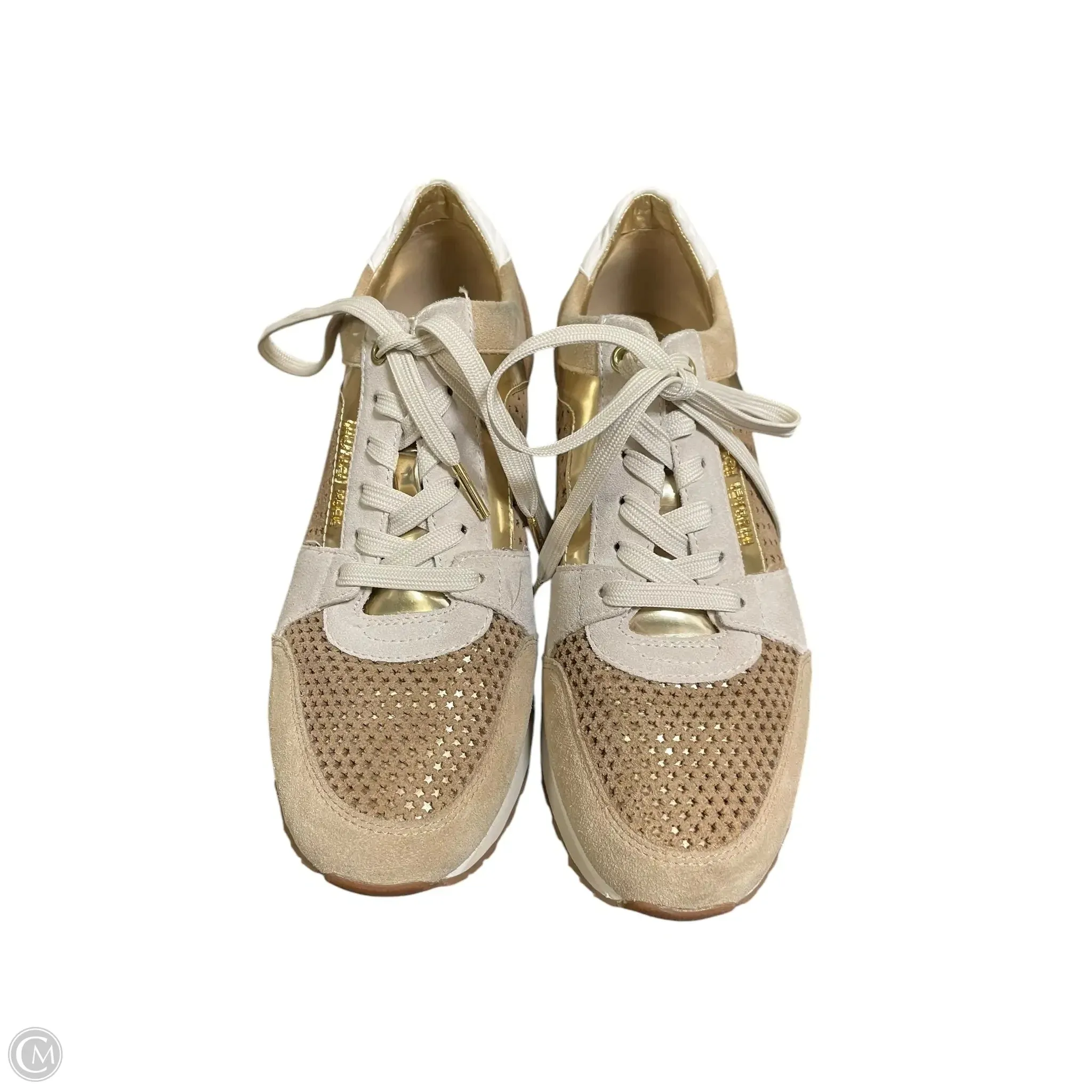 Shoes Designer By Michael Kors In Tan, Size: 9.5