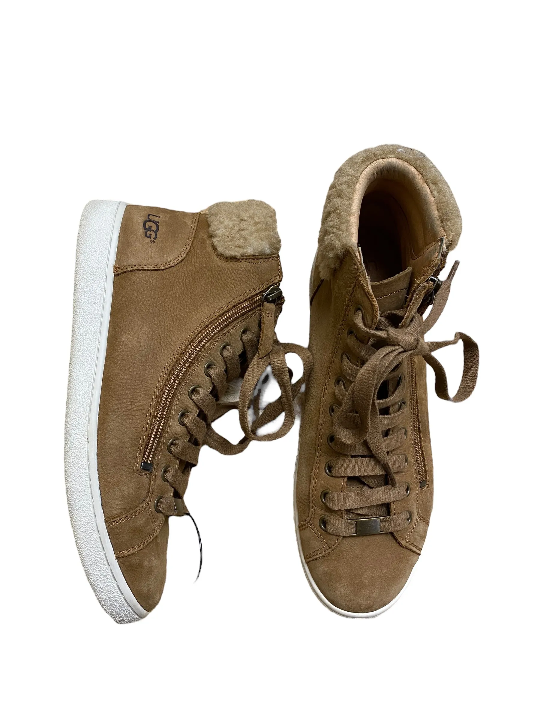 Shoes Designer By Ugg In Brown, Size: 9.5