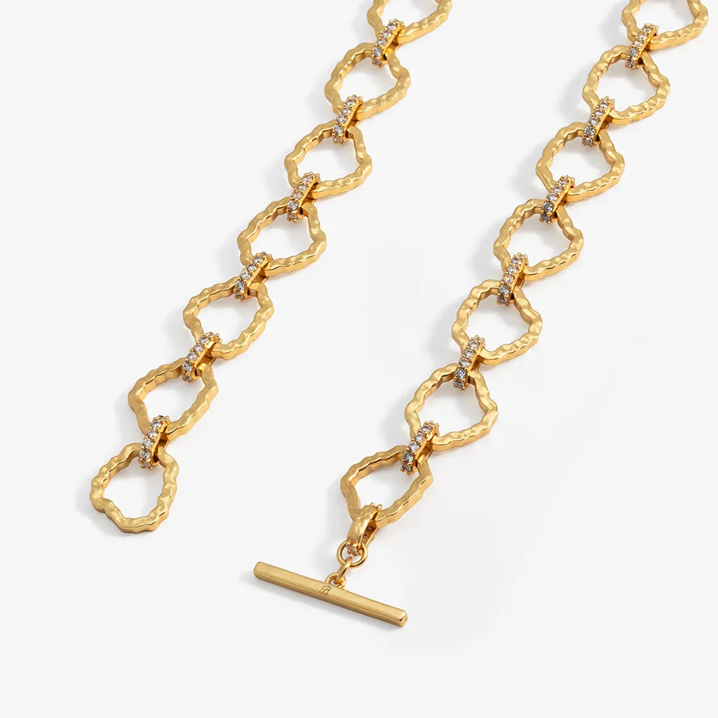 South of Broad Gold Plated Necklace
