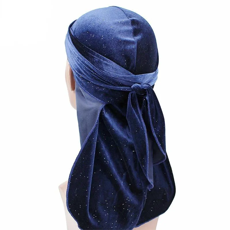 Sparkle Velvet Velour Durag