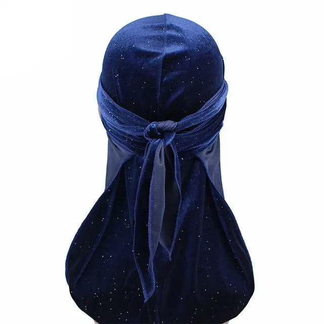 Sparkle Velvet Velour Durag