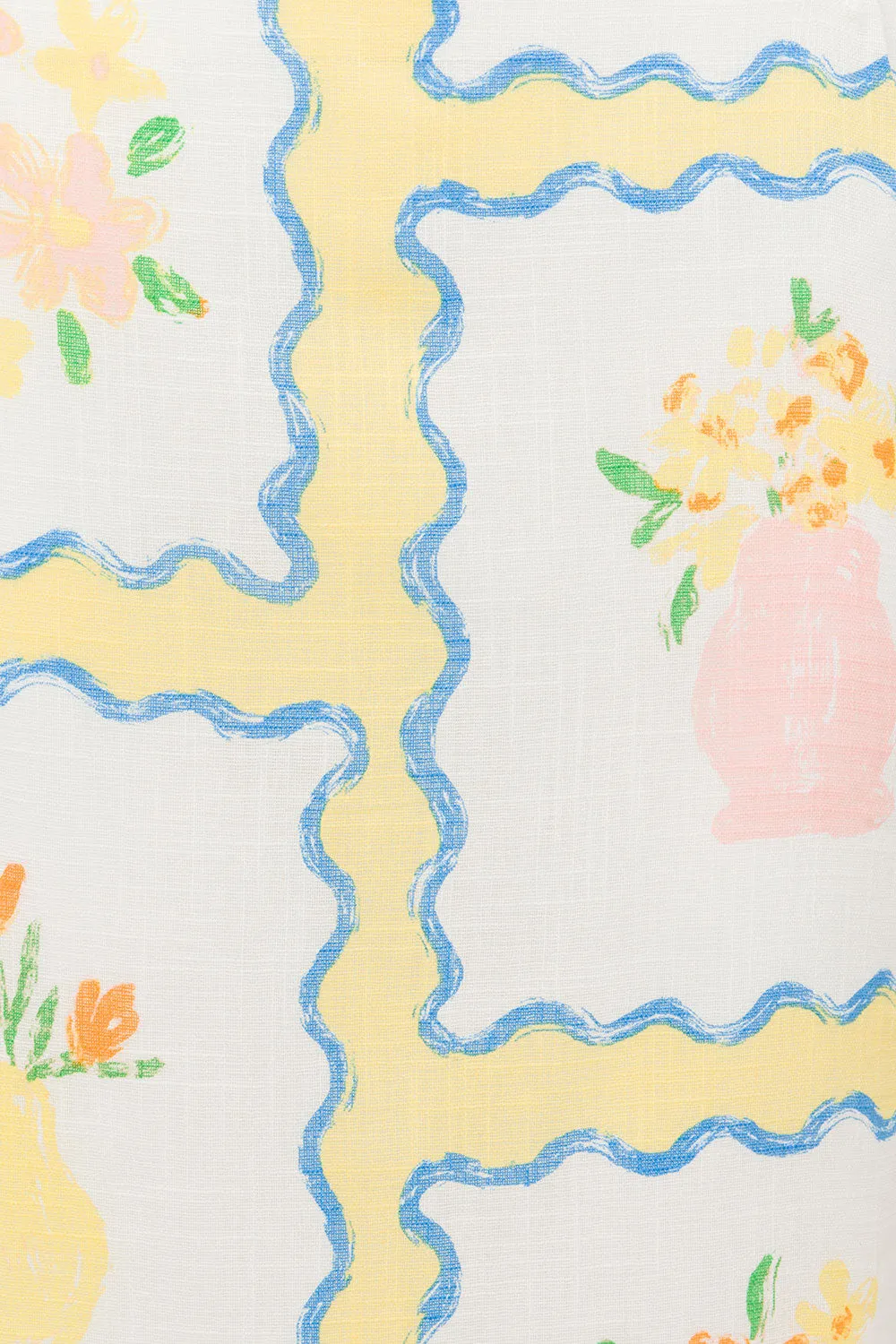 Taleah Top - Flower Pots