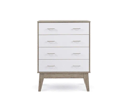 Tallboy Designer Chest of Drawer - Oak