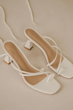 Tamia Heels - White