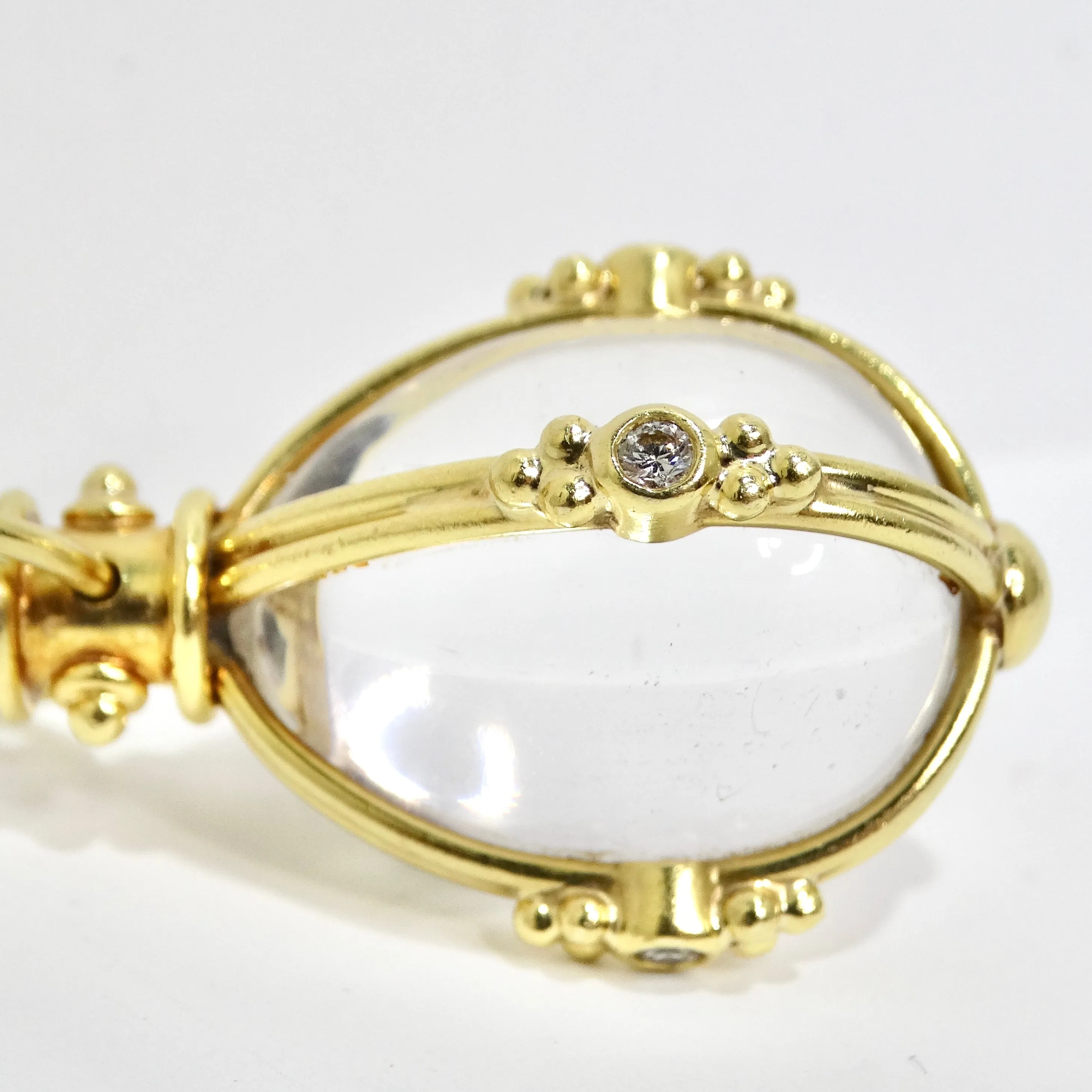 Temple St Clair 18K Diamond Classic Amulet