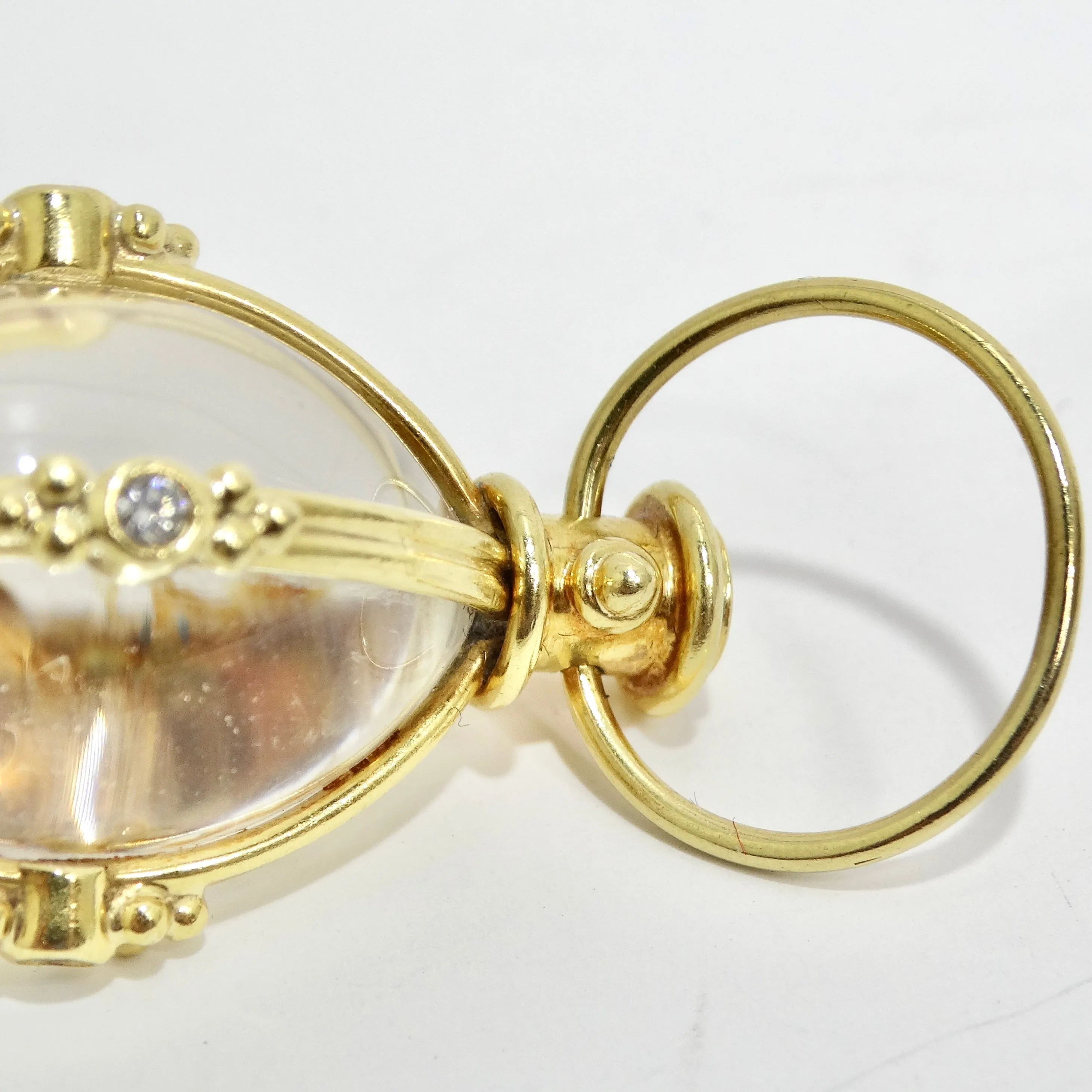 Temple St Clair 18K Diamond Classic Amulet