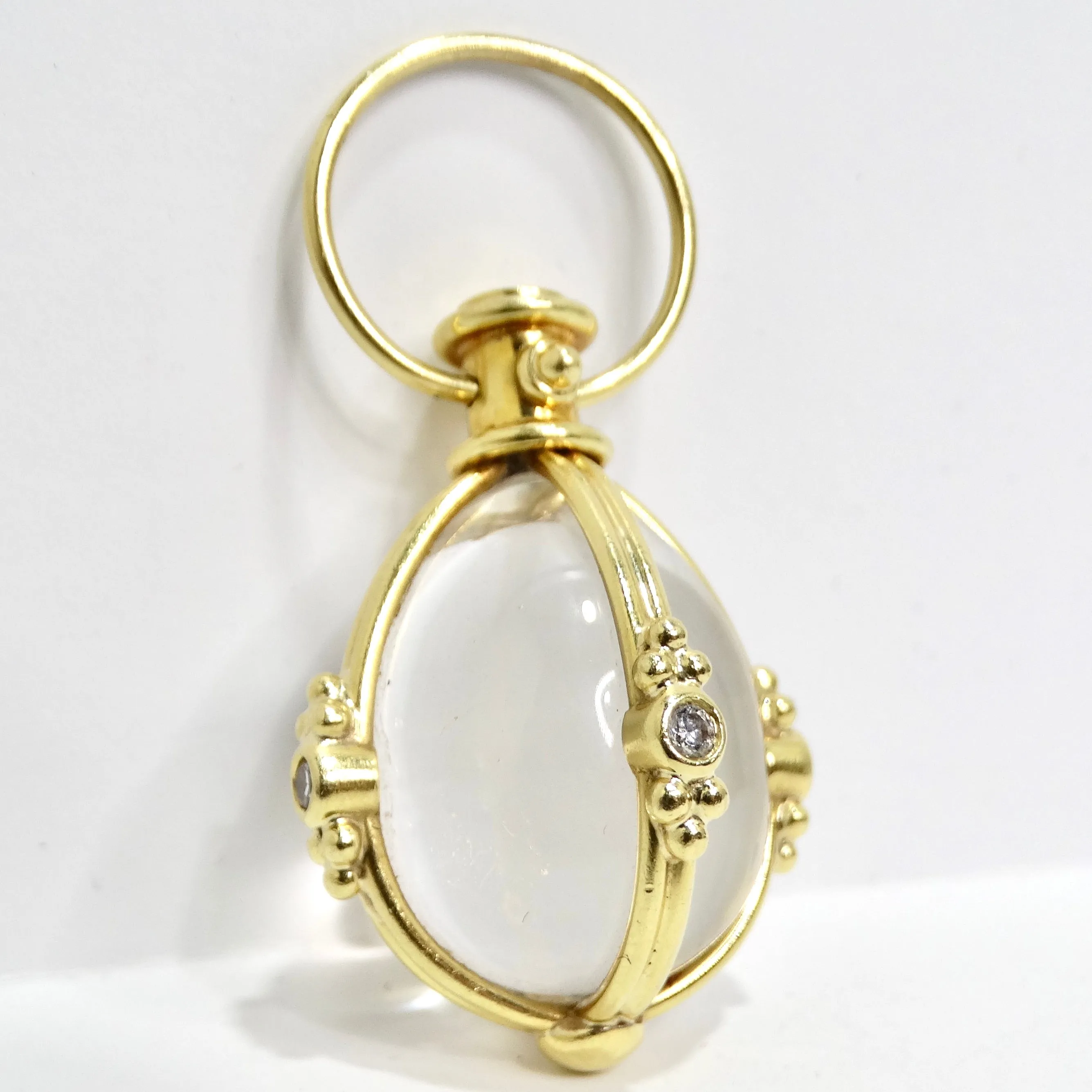 Temple St Clair 18K Diamond Classic Amulet