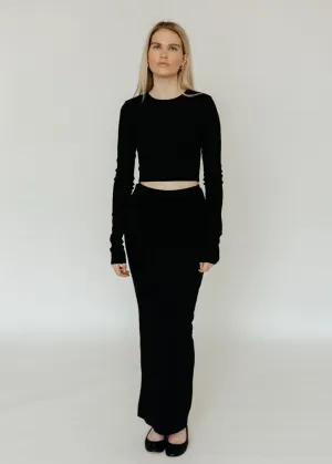 Éterne Emma Skirt in Black