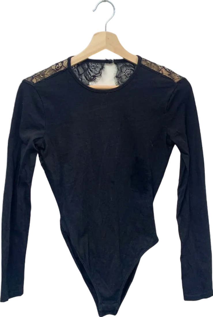 The Fashion Bible Black Lace Detail Bodysuit 6