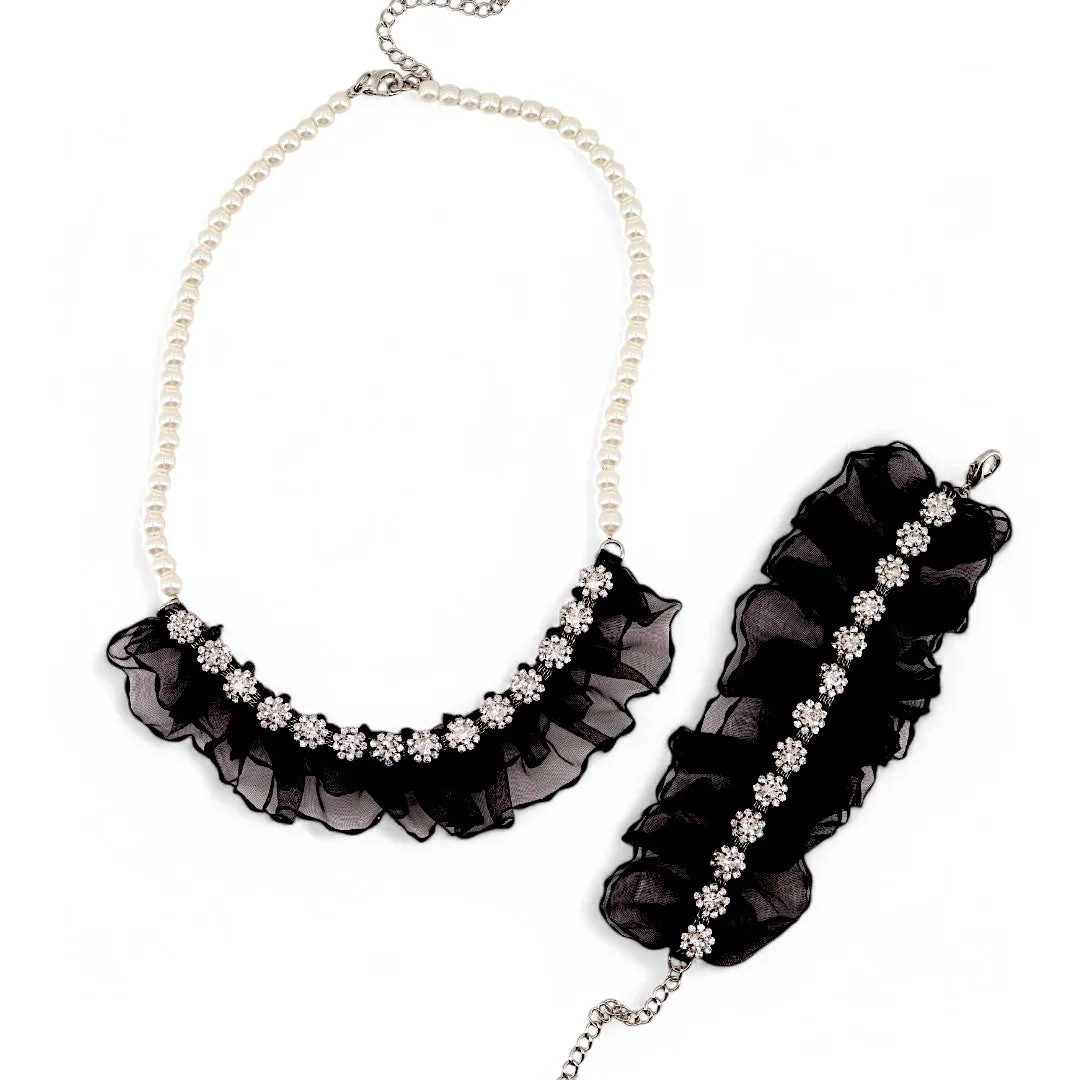 The Marvella Designer Luxury Diamante Necklace for Kids