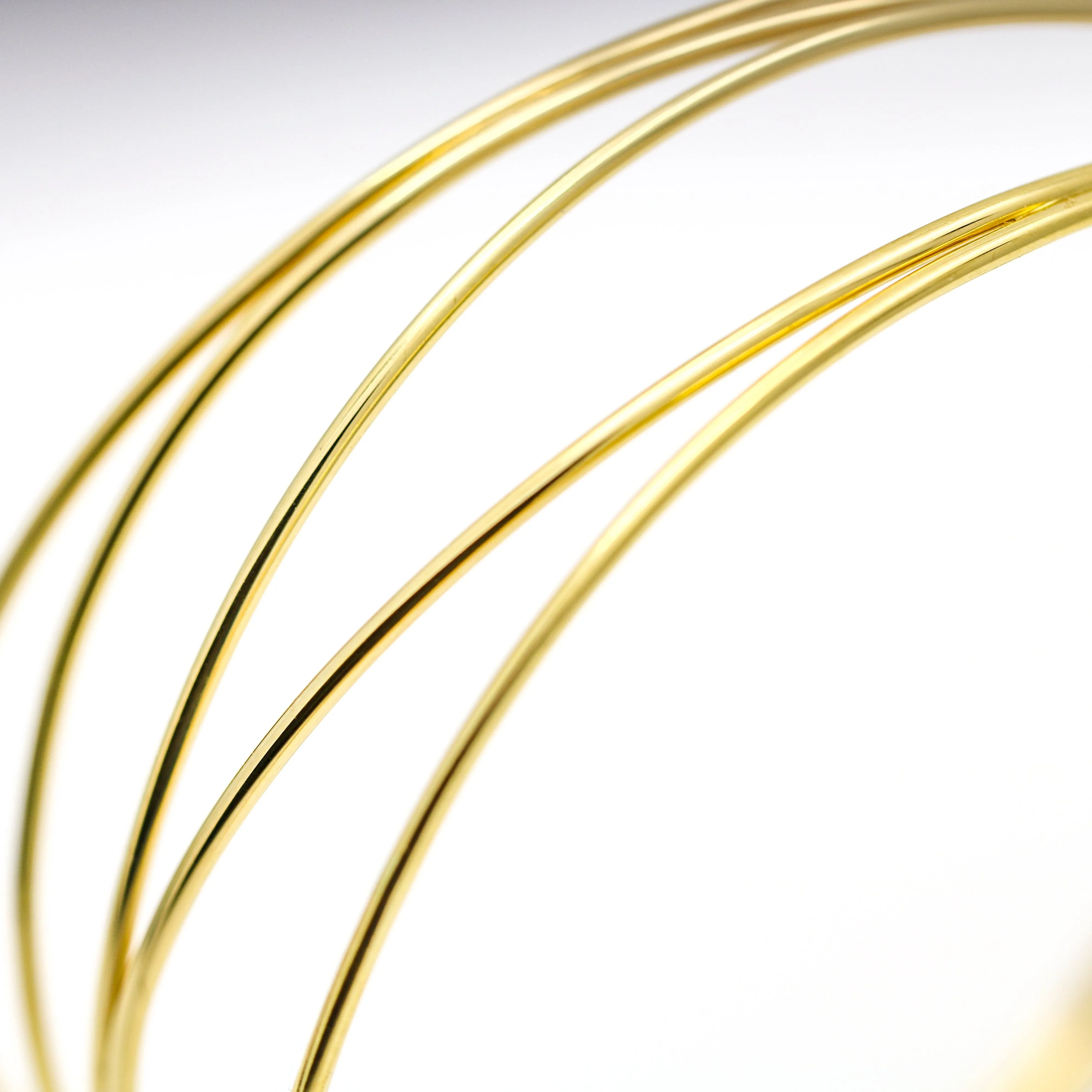 Tiffany & Co. Elsa Peretti Five-Row Wave Bangle Bracelet in 18k Yellow Gold