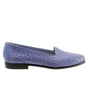 Trotters Liz T5158-757 Womens Purple Extra Extra Narrow Loafer Flats Shoes