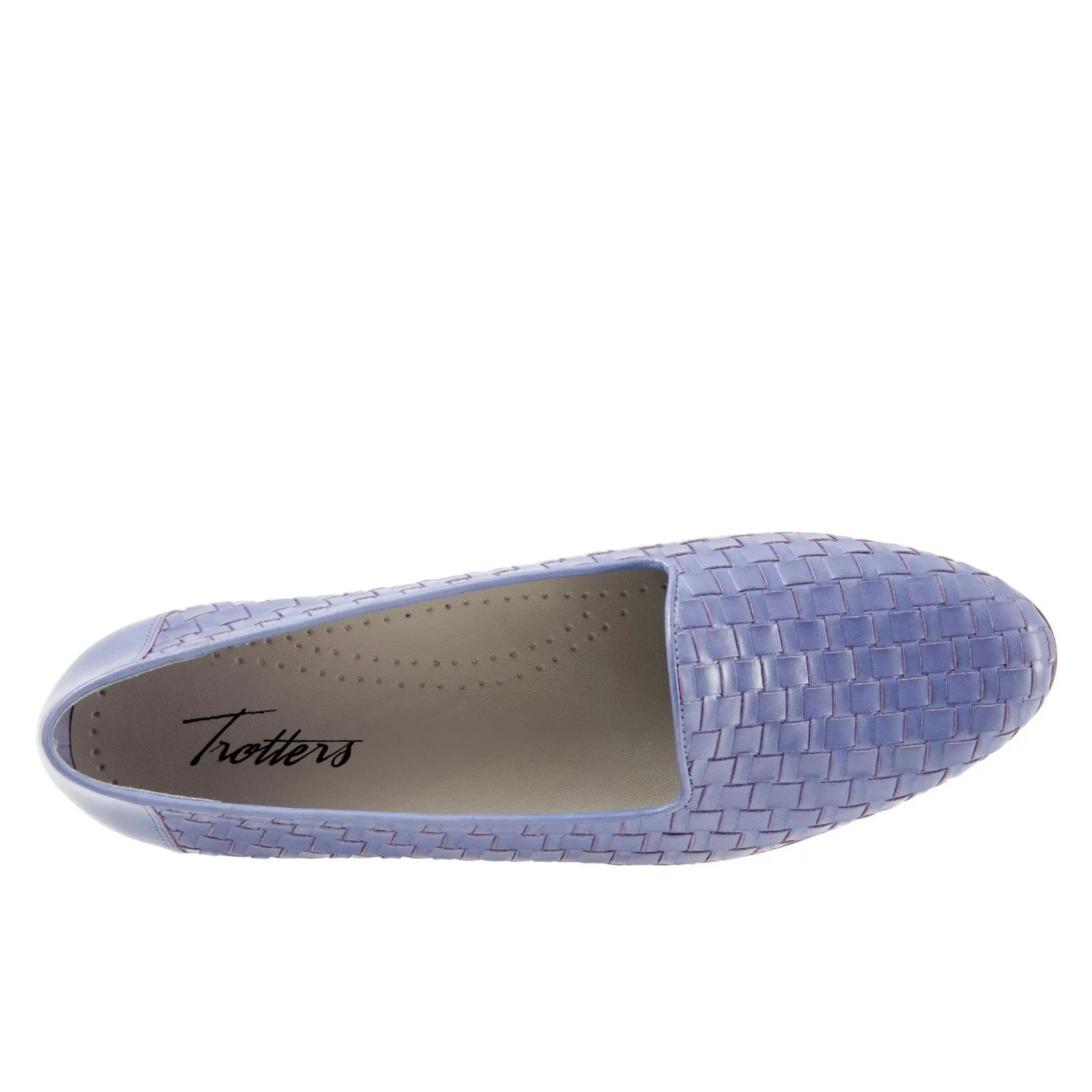 Trotters Liz T5158-757 Womens Purple Extra Extra Narrow Loafer Flats Shoes