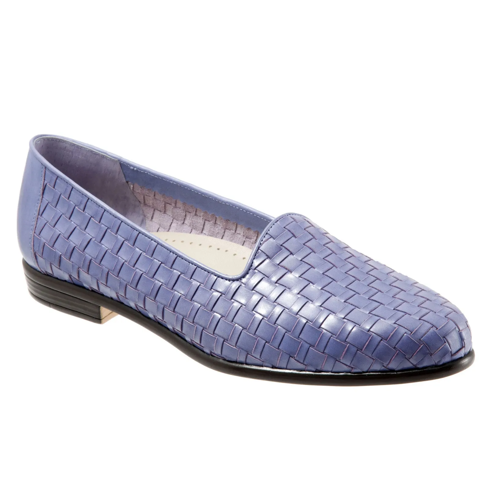 Trotters Liz T5158-757 Womens Purple Extra Extra Narrow Loafer Flats Shoes