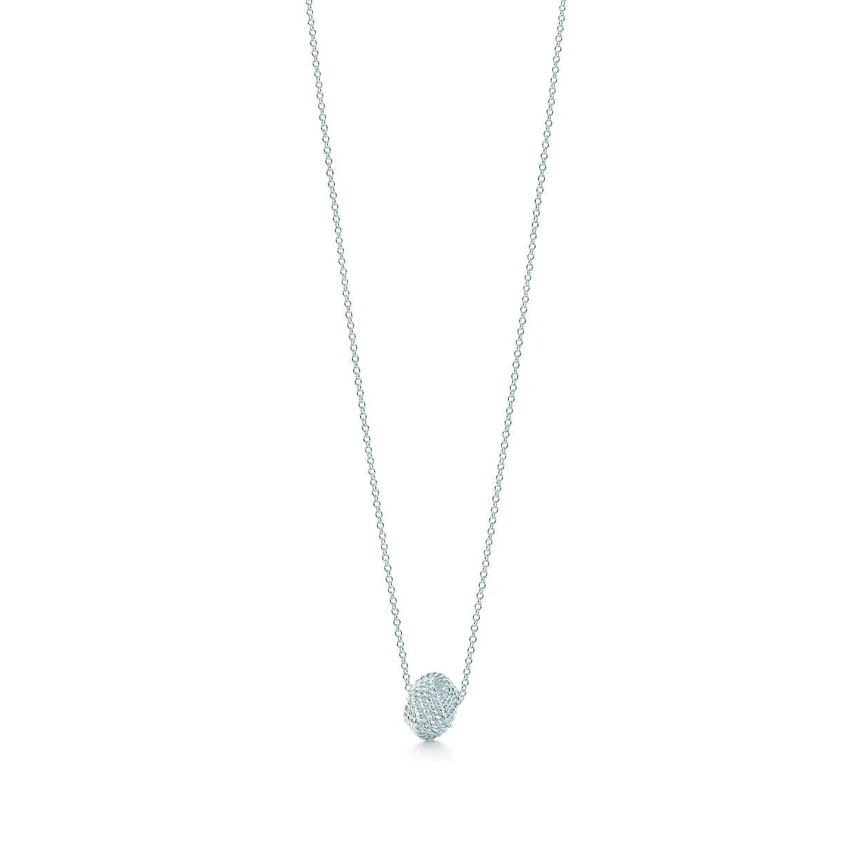 Twist Knot Pendant Necklace