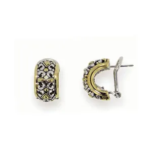 Twisted Bead Collection - Small Post Clip Earrings