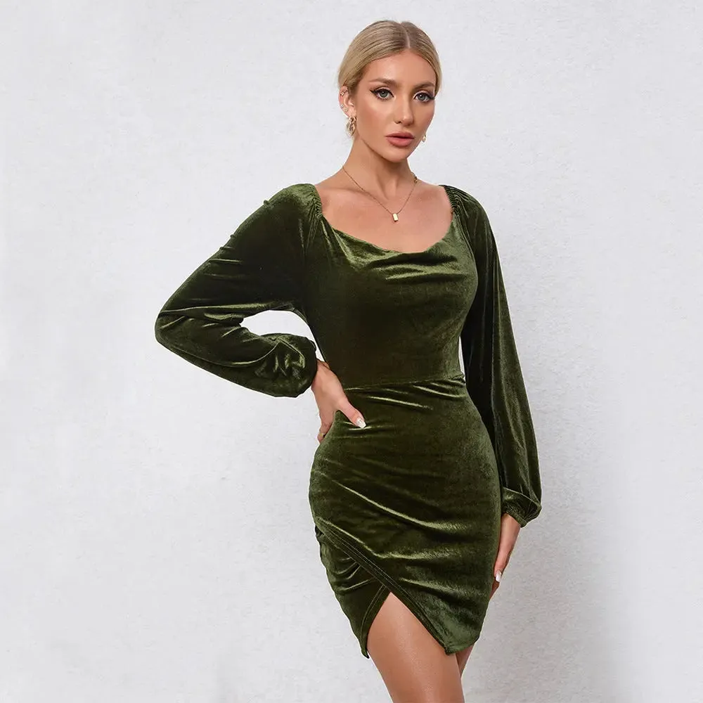 Velvet Majesty Gown - Elegant Evening Dress