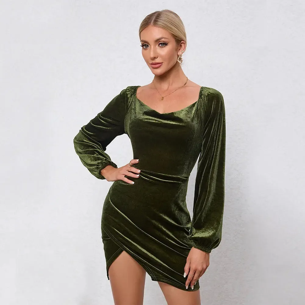 Velvet Majesty Gown - Elegant Evening Dress