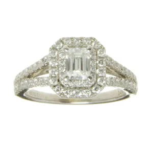 Vera Wang Love Diamond Double Halo Engagement Ring