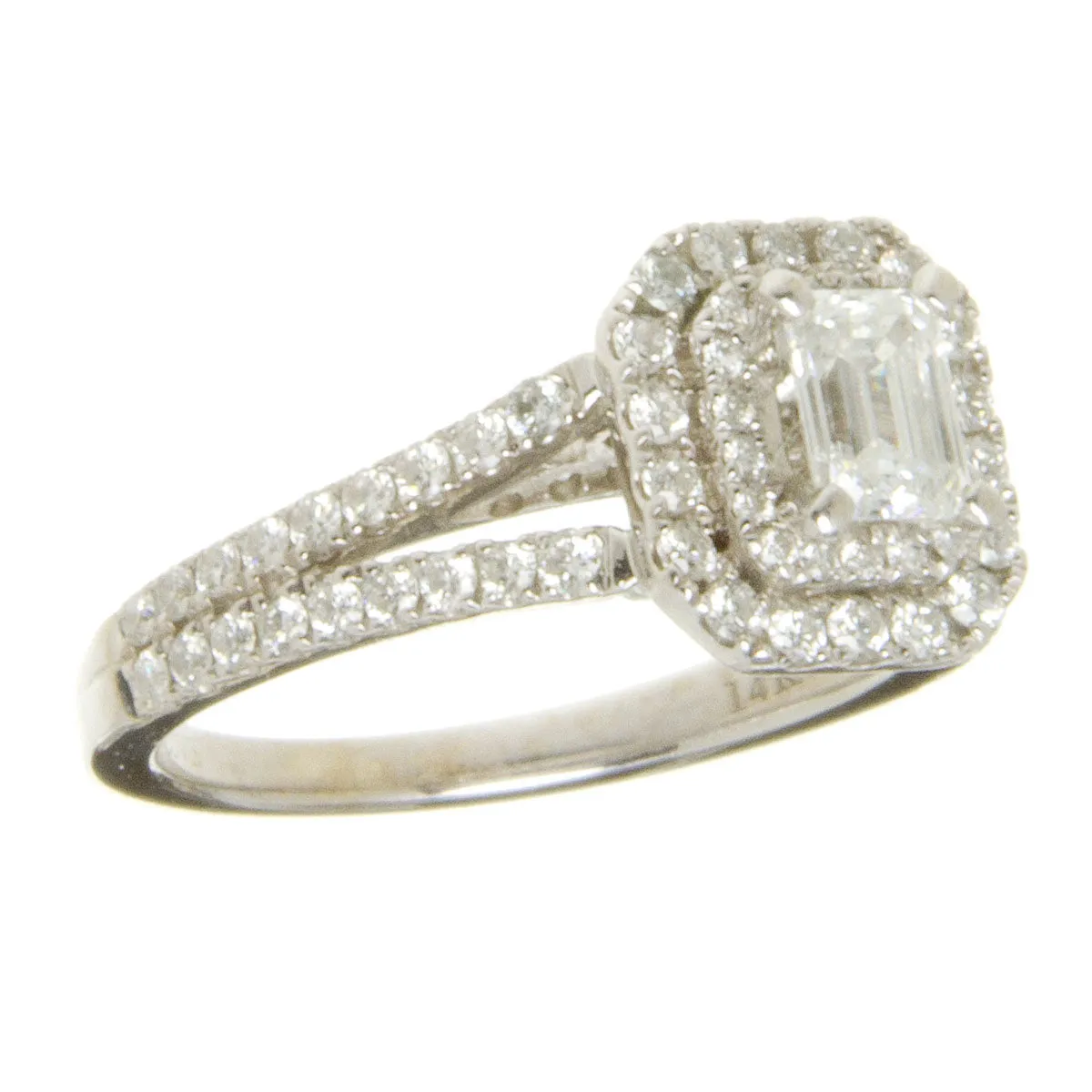 Vera Wang Love Diamond Double Halo Engagement Ring