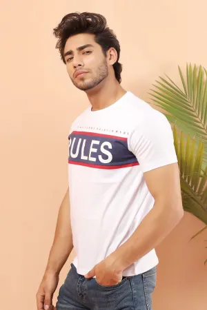 White T Shirt RN HS