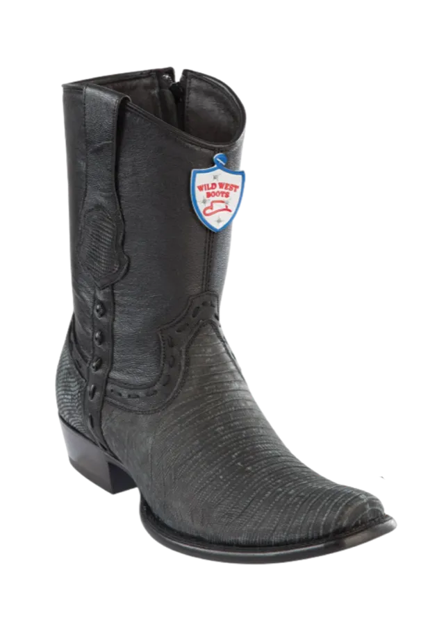 Wild West Botas de Armadillo Horma Dubai Toe Sand Gray