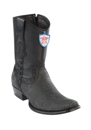 Wild West Botas de Armadillo Horma Dubai Toe Sand Gray